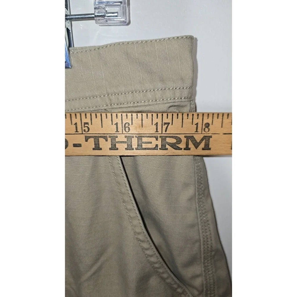 The North‎ Face Ripstop Cargo Shorts Sz 36 Khaki Utility Pockets Hiking Gorpcore